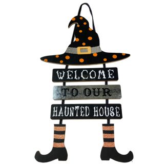 Halloween - Witch Hatch Wooden Sign
