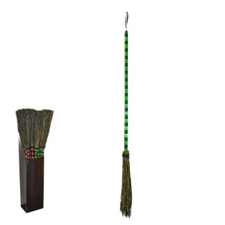 Halloween - Witches Broomstick - Green
