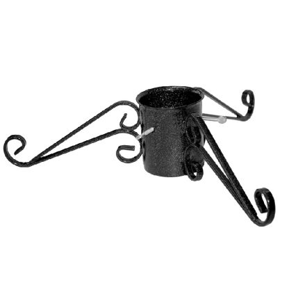 Christmas Tree Stand - Oranate Heavy Duty Black/Gold Sparkly Stand - 5inch - Heavy Duty