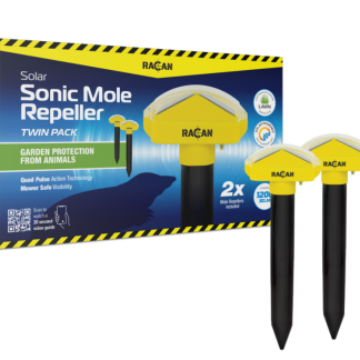 Racan Solar Sonic Mole Repeller Twin Pack