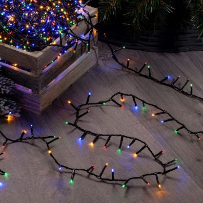 Christmas Tree String Lights - 760 Multicoloured Led Fairy Lights