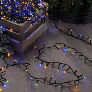 Christmas Tree String Lights - 520 Multi-Colour Led Fairy Lights