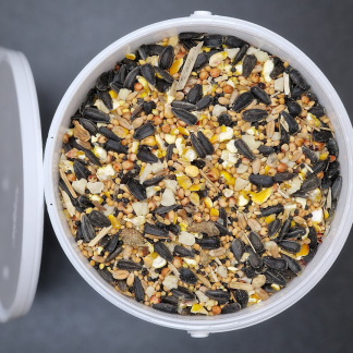 Aniseed Attraction Blend - Special Seed & Nut Food Selection For Wild Garden Birds - 1 Litre Tub