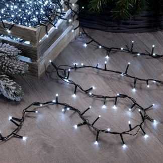 Christmas Tree String Lights -  760 White Led Fairy Lights