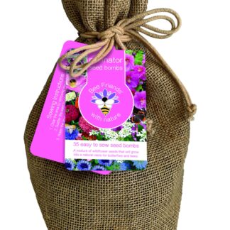 Wildlife Seed Bombs in Jute Bag - Perfect Gift!
