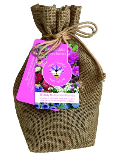 Wildlife Seed Bombs in Jute Bag - Perfect Gift!