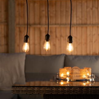 Plus Garden Black 3pc Pendent Lights