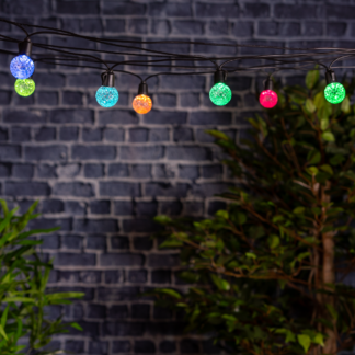 Plus Festoon Multicolour Crystal Lights - 15m