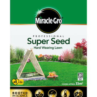 Miracle-Gro Super Seed Hard Wearing Lawn Seed - 33m2