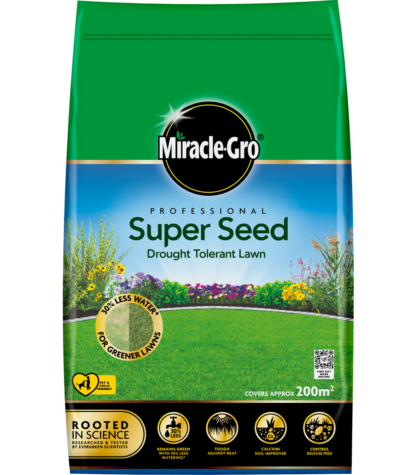 Miracle-Gro Super Seed Drought Tolerant Lawn Seed - 200m2
