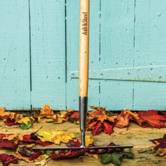 Ash & Steel: Heavy Duty Stainless Steel Garden Rake With Ash Handle