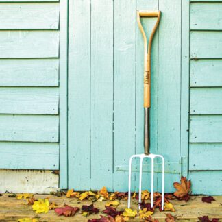 Ash & Steel: Heavy Duty Stainless Steel Garden Digging Fork With Ash Handle
