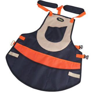 Premium Orange & Navy Short Gardening Apron