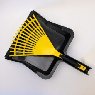 The Bulldozer! Heavy Duty Lawn & Leaf Garden Rake Complete With Handle