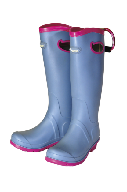 Blue & Pink Gardening Boots - Size 6