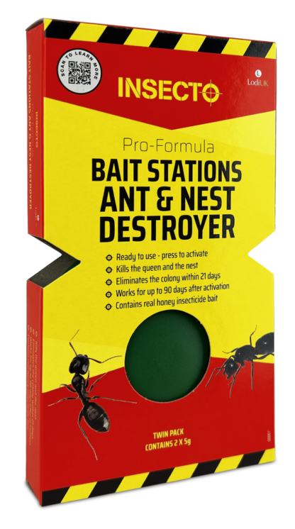 Insecto Pro Formula Bait Stations Ant & Nest Destroyer - 2 Pack