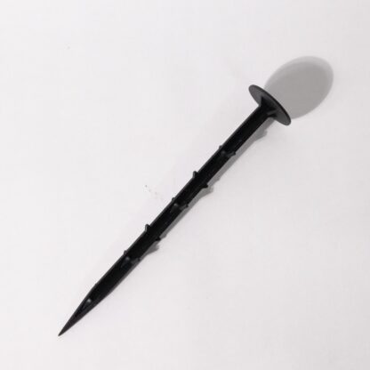 21cm Weed Membrane Pegs (Black) - 50 Pack