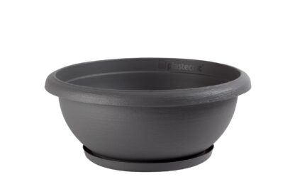 35cm Urban Grey Bowl With Saucer