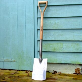 Ash & Steel: Heavy Duty Stainless Steel Garden Digging Spade With Ash Handle