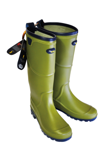 Olive & Navy Gardening Boots - Size 11