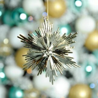 Christmas Tree Decoration - Hanging Gold Flower