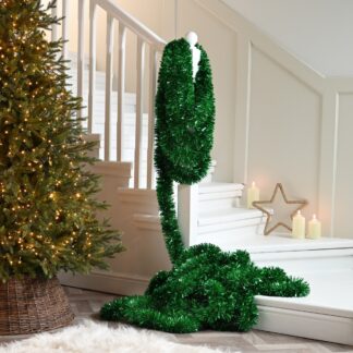 Christmas Tree Decoration - Super Long Green Tinsel