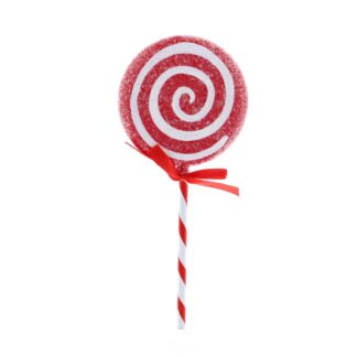 Christmas Decoration - Red And White Lolipop Candy