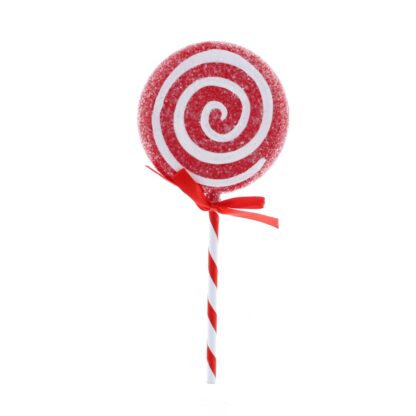 Christmas Decoration - Red And White Lolipop Candy