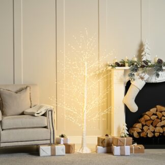 Christmas Tree - Microdot White Tree - 1300 Led Warm White -180cm