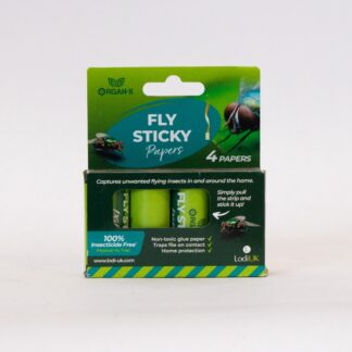 Organ-X Sticky Fly Papers - Pack of 4