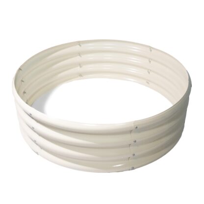 Raised Bed Garden Planter Circle (4ft) - Cream