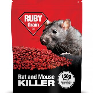 Ruby Grain 25 – Effective Rodent Control Bait - 150g