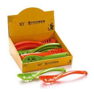 Halloween - 10" Pumpkin Scooper - Green Spoon (25cm)