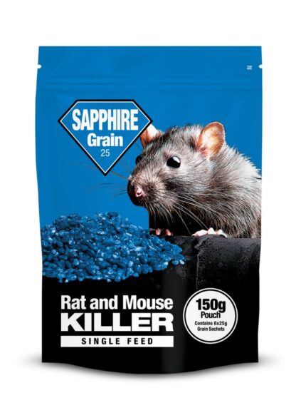 Sapphire Grain 25 – Effective Rodent Control Bait - 150g