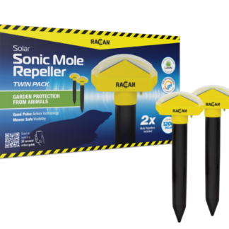 Racan Solar Sonic Mole Repeller Twin Pack