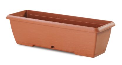 60cm Terracotta Trough With Saucer