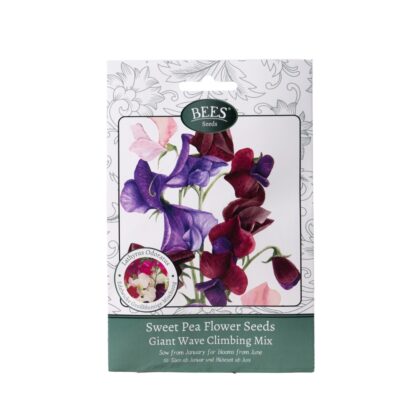 Giant Wave Climbing Mix - Sweet Pea Flower Seed Packet
