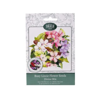 Divine Mix - Busy Lizzie Flower Seed Packet