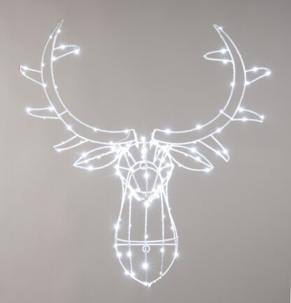 Christmas Home Decor  -  Twinkling Reindeer Head