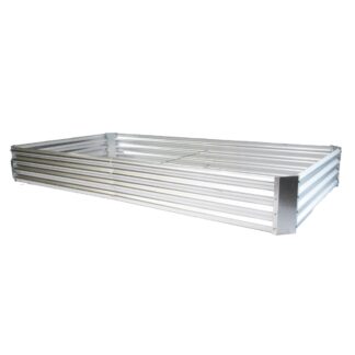 Raised Bed Garden Planter Rectangle (3.5ft x 2ft) - Galvanised