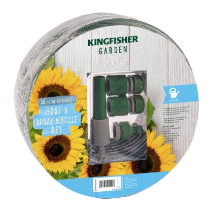 Hose And Spray Nozzle Set - 30m