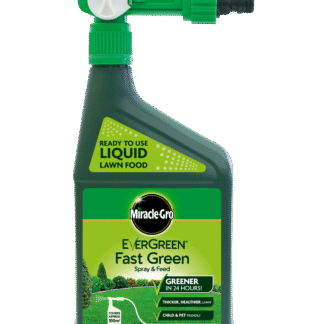 Miracle-Gro Spray & Feed Fast Green Liquid Lawn Food - 1l