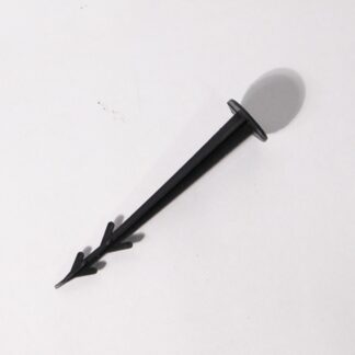 12cm Weed Membrane Pegs (Black) - 100 Pack