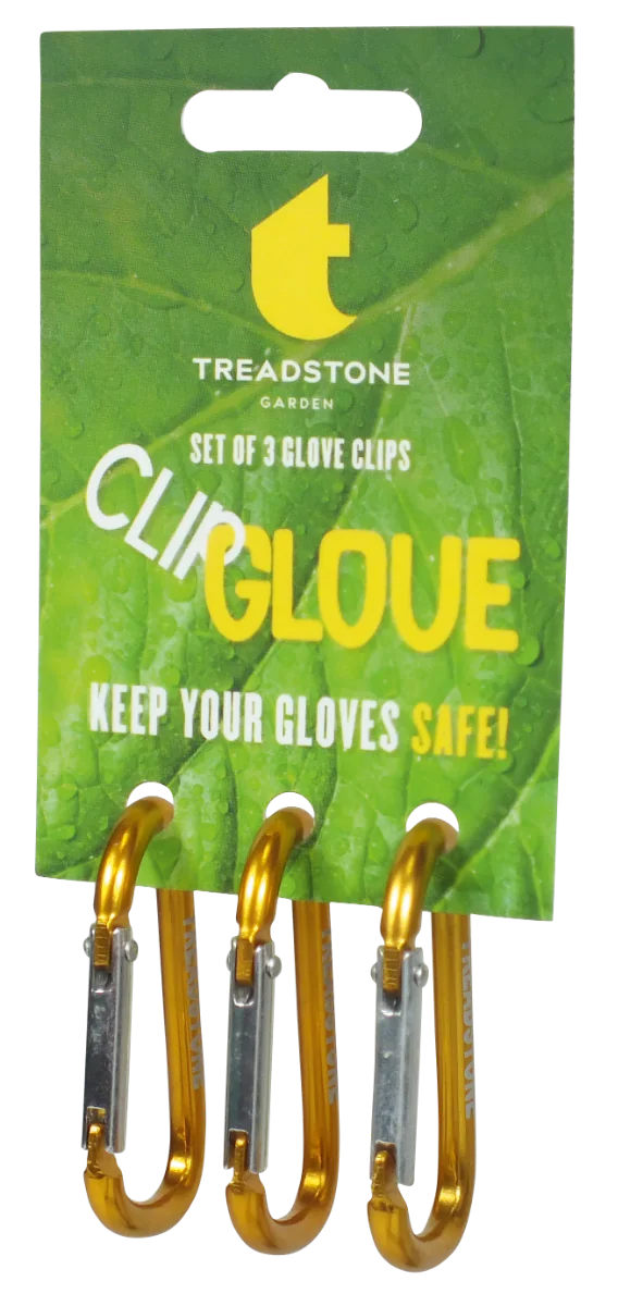 Set of 3 Glove Clips - Gold