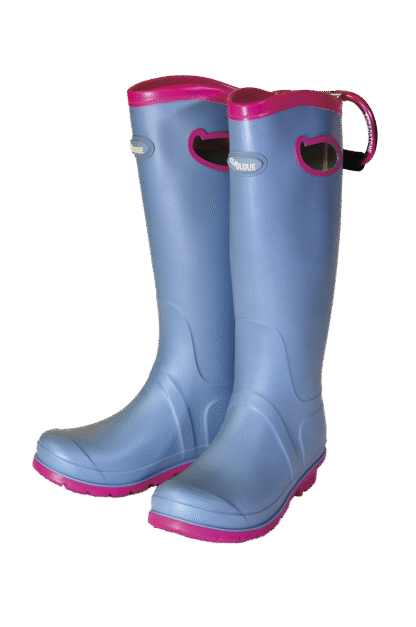 Blue & Pink Gardening Boots - Size 7