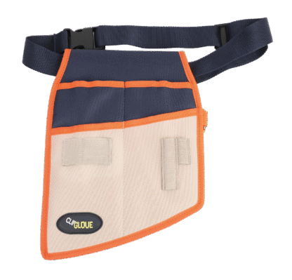 Premium Orange & Navy Gardening Tool Belt