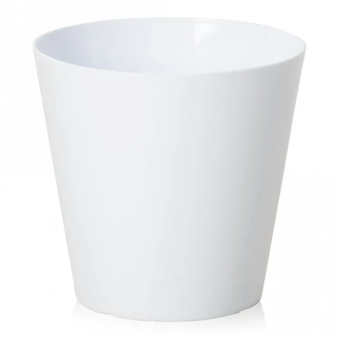 White Cover Pot For House Plants (9.5cm Diametre)