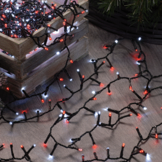 300 Candy Cane Firefly Lights - Christmas Lights