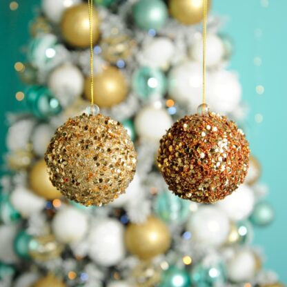 Sequin Baubles - Christmas Tree Decoration