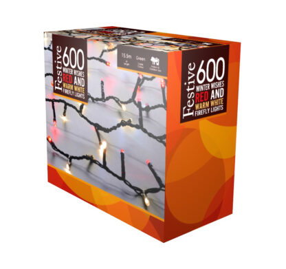600 Winter Wishes Firefly Lights - Christmas Lights